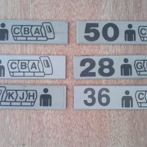 G-CIVE Seat Marker