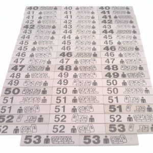 G-CIVD Seat Markers