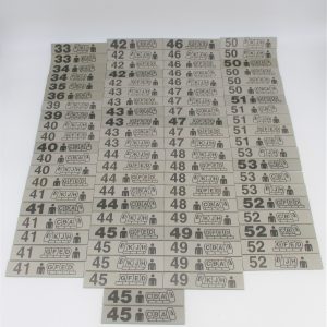 G-CIVH Seat Markers