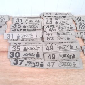 G-CIVU Seat Markers
