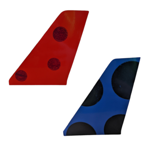 G-CIVU Aircraft Tail Standing Skin Cut